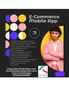 E-Commerce Mobile App Shrih Designs